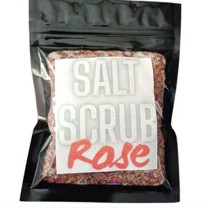 4/$15 Rose Salt Scrub by © Holistic - Black and Red Acne Fighter